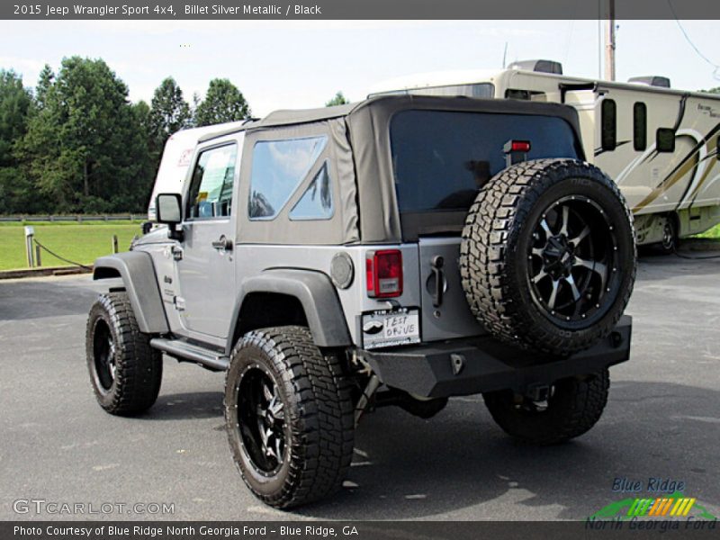 Billet Silver Metallic / Black 2015 Jeep Wrangler Sport 4x4