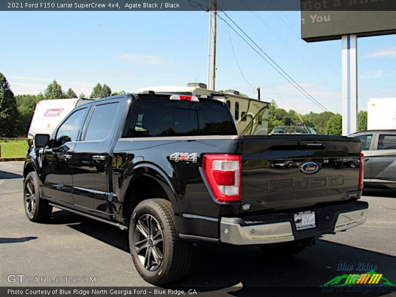 Agate Black / Black 2021 Ford F150 Lariat SuperCrew 4x4