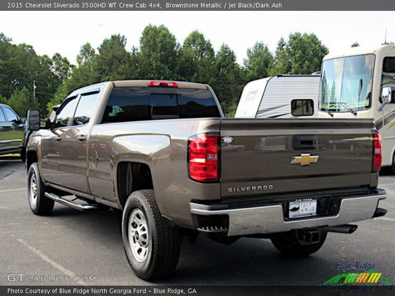 Brownstone Metallic / Jet Black/Dark Ash 2015 Chevrolet Silverado 3500HD WT Crew Cab 4x4