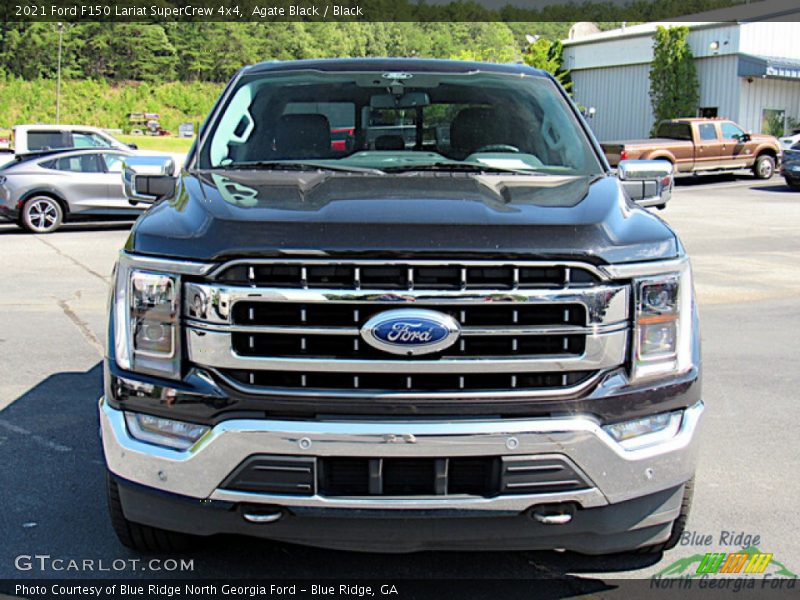Agate Black / Black 2021 Ford F150 Lariat SuperCrew 4x4