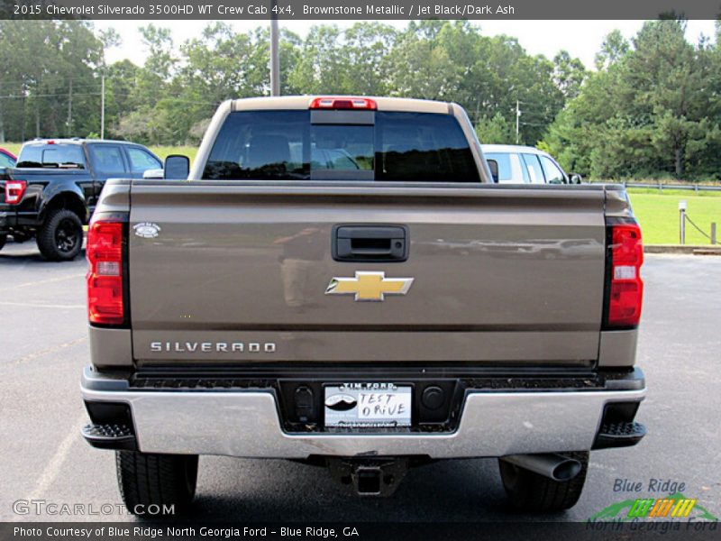 Brownstone Metallic / Jet Black/Dark Ash 2015 Chevrolet Silverado 3500HD WT Crew Cab 4x4