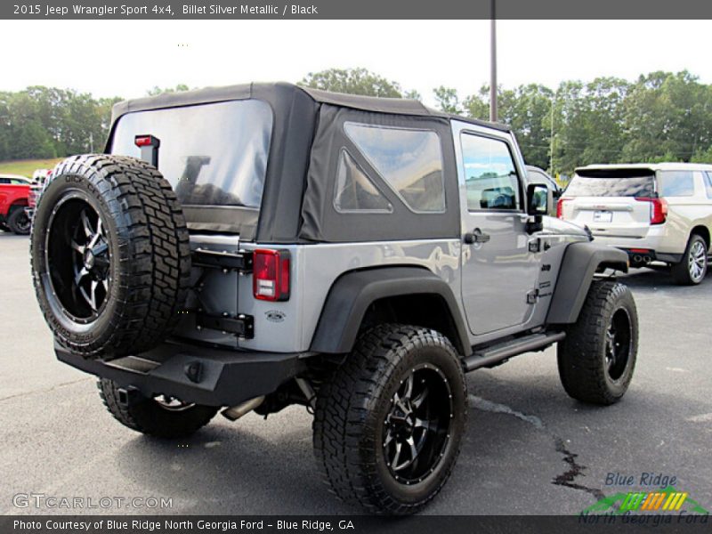 Billet Silver Metallic / Black 2015 Jeep Wrangler Sport 4x4