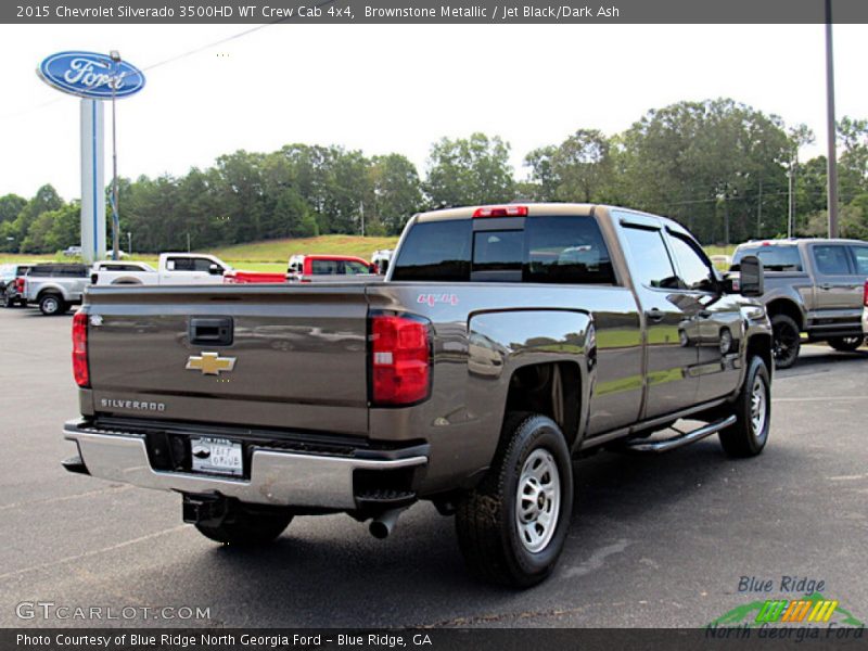 Brownstone Metallic / Jet Black/Dark Ash 2015 Chevrolet Silverado 3500HD WT Crew Cab 4x4