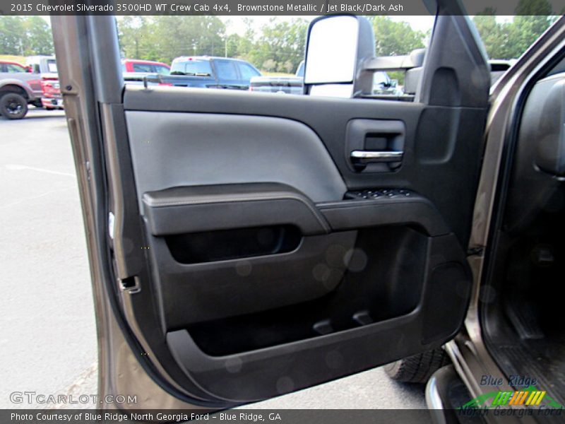 Brownstone Metallic / Jet Black/Dark Ash 2015 Chevrolet Silverado 3500HD WT Crew Cab 4x4