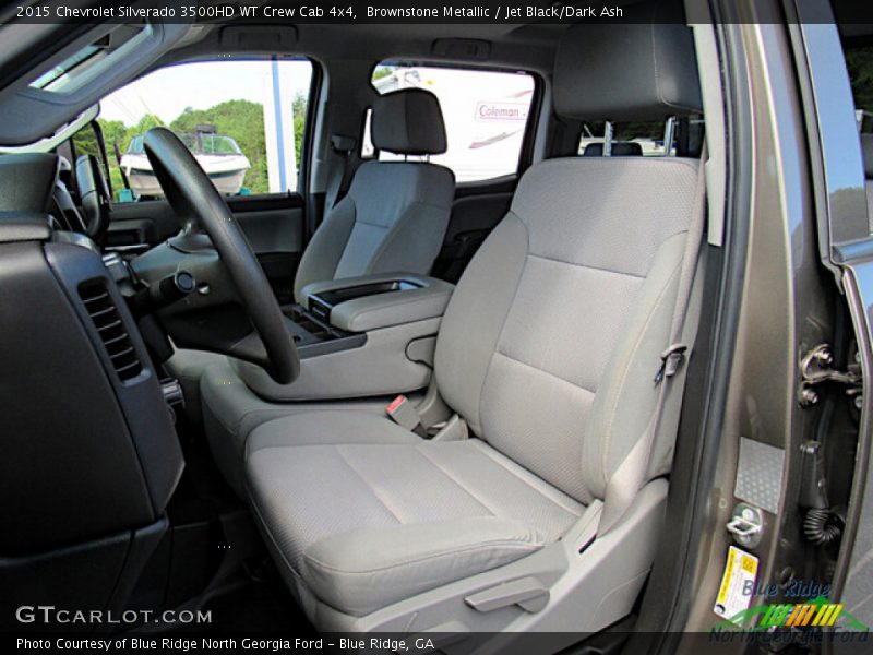 Brownstone Metallic / Jet Black/Dark Ash 2015 Chevrolet Silverado 3500HD WT Crew Cab 4x4