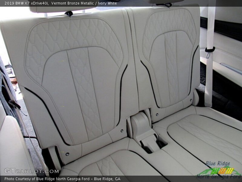Rear Seat of 2019 X7 xDrive40i