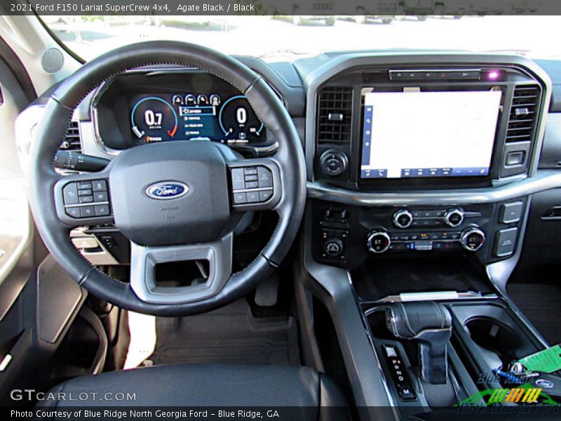Agate Black / Black 2021 Ford F150 Lariat SuperCrew 4x4