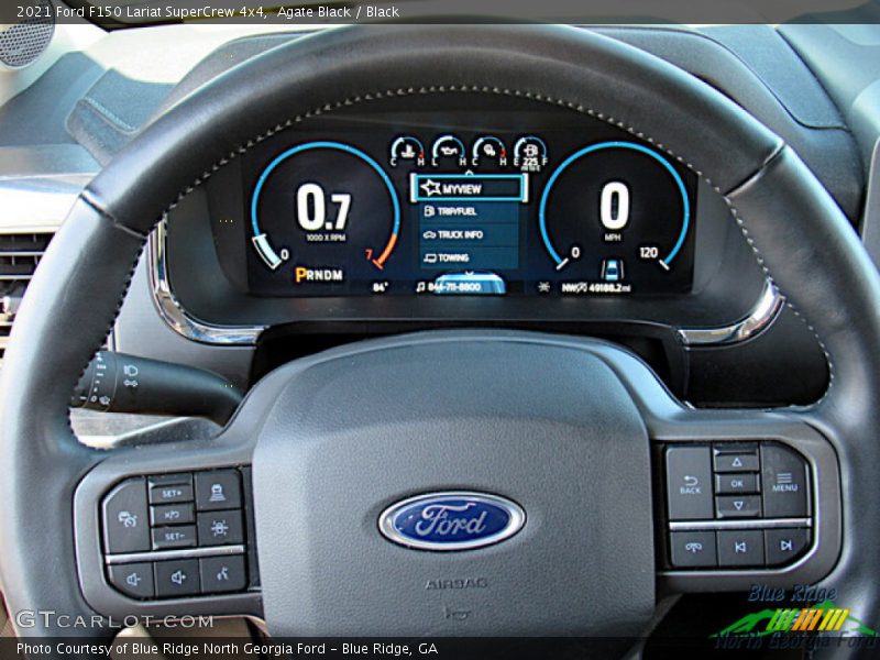 Agate Black / Black 2021 Ford F150 Lariat SuperCrew 4x4