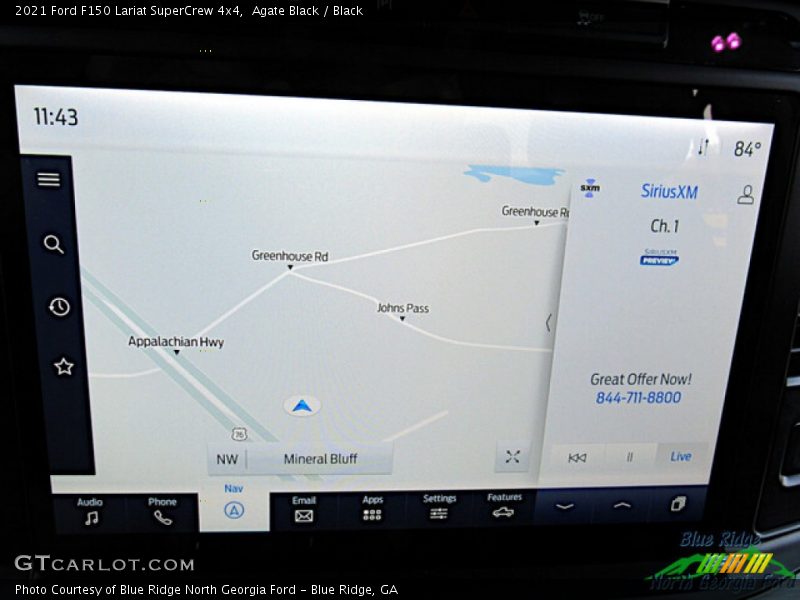 Agate Black / Black 2021 Ford F150 Lariat SuperCrew 4x4