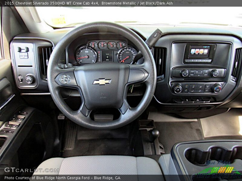 Dashboard of 2015 Silverado 3500HD WT Crew Cab 4x4