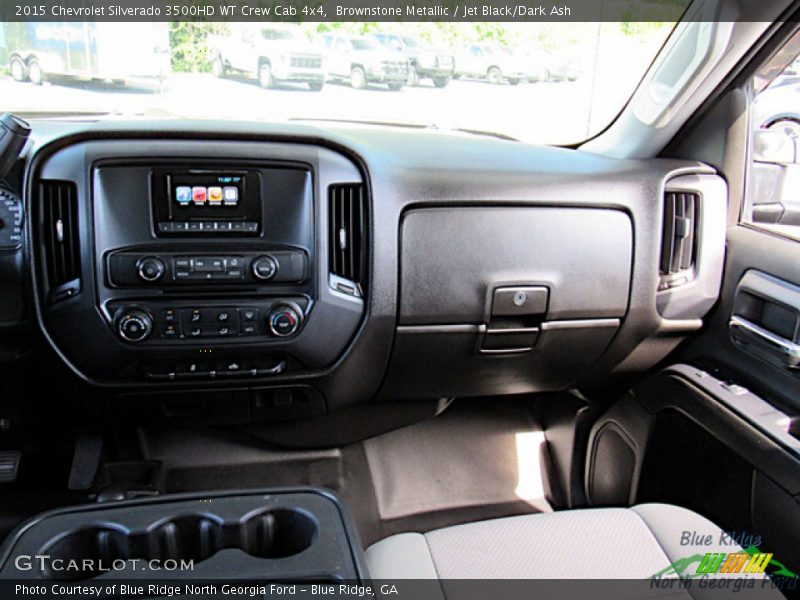 Brownstone Metallic / Jet Black/Dark Ash 2015 Chevrolet Silverado 3500HD WT Crew Cab 4x4
