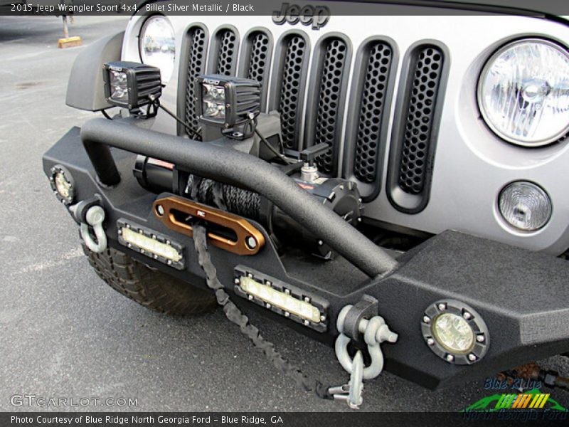 Billet Silver Metallic / Black 2015 Jeep Wrangler Sport 4x4