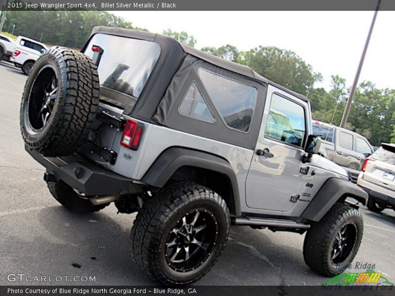 Billet Silver Metallic / Black 2015 Jeep Wrangler Sport 4x4