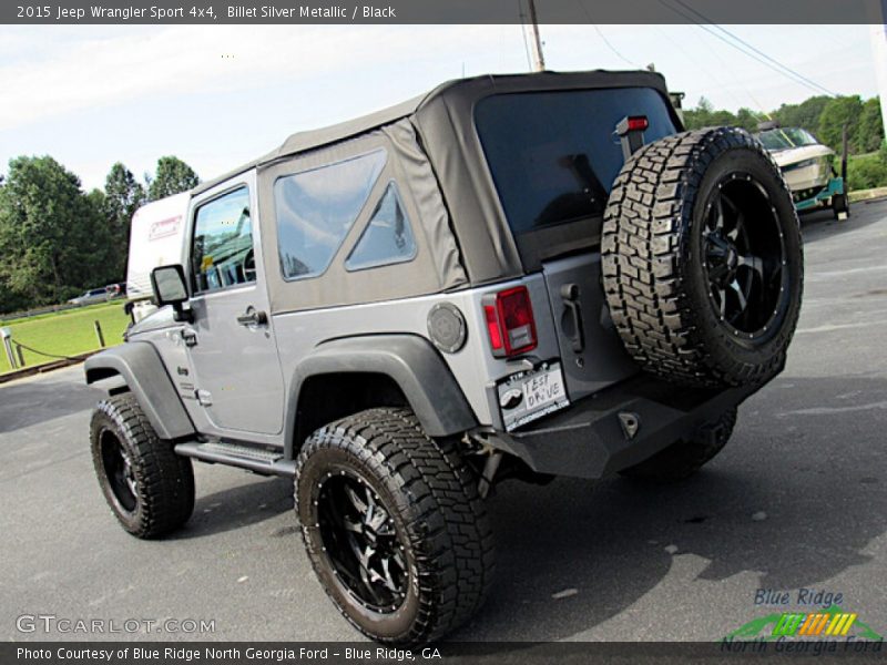 Billet Silver Metallic / Black 2015 Jeep Wrangler Sport 4x4