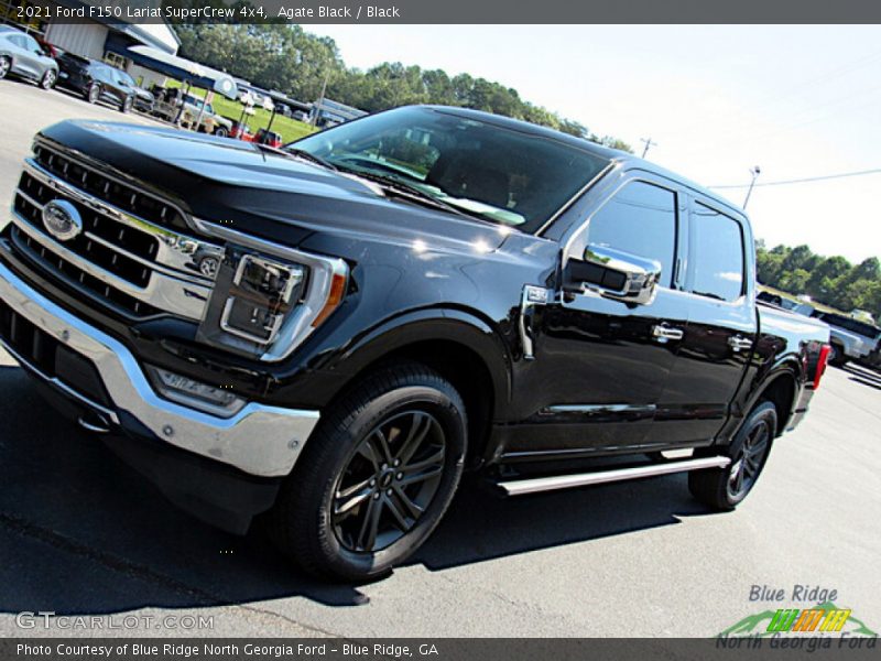 Agate Black / Black 2021 Ford F150 Lariat SuperCrew 4x4