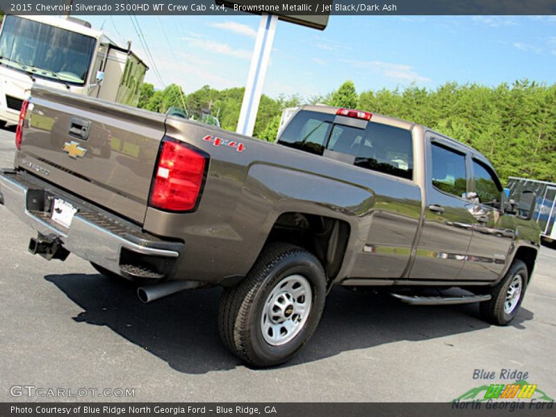Brownstone Metallic / Jet Black/Dark Ash 2015 Chevrolet Silverado 3500HD WT Crew Cab 4x4