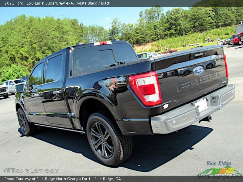 Agate Black / Black 2021 Ford F150 Lariat SuperCrew 4x4