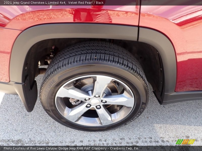 Velvet Red Pearl / Black 2021 Jeep Grand Cherokee L Limited 4x4