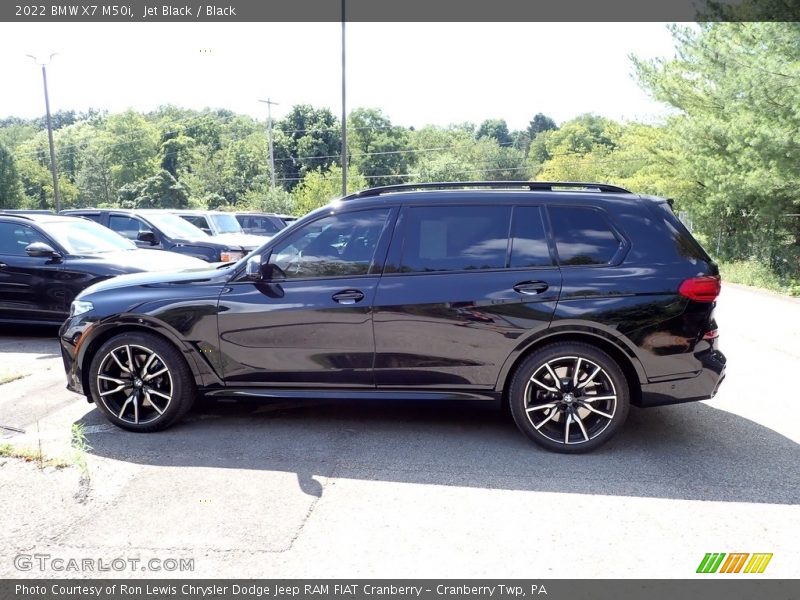 Jet Black / Black 2022 BMW X7 M50i