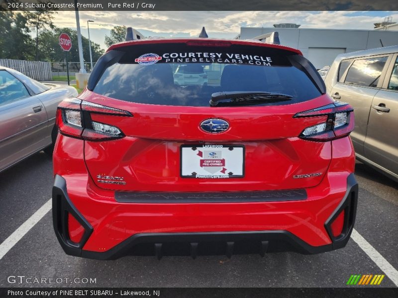 Pure Red / Gray 2024 Subaru Crosstrek Premium