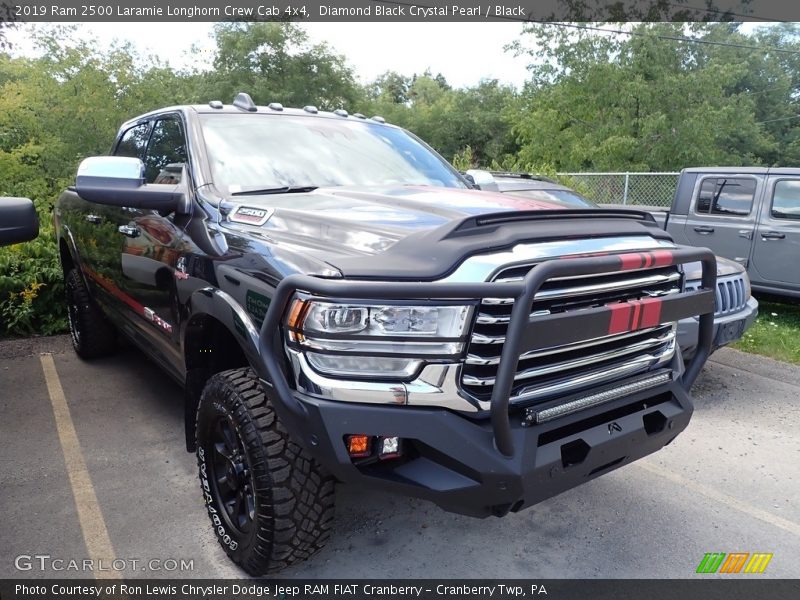 Diamond Black Crystal Pearl / Black 2019 Ram 2500 Laramie Longhorn Crew Cab 4x4