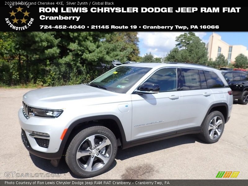 Silver Zynith / Global Black 2023 Jeep Grand Cherokee 4XE