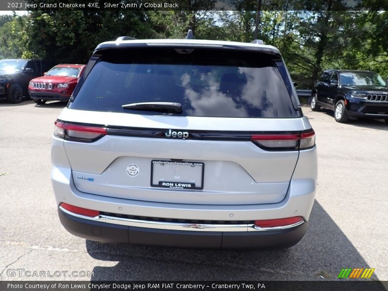 Silver Zynith / Global Black 2023 Jeep Grand Cherokee 4XE