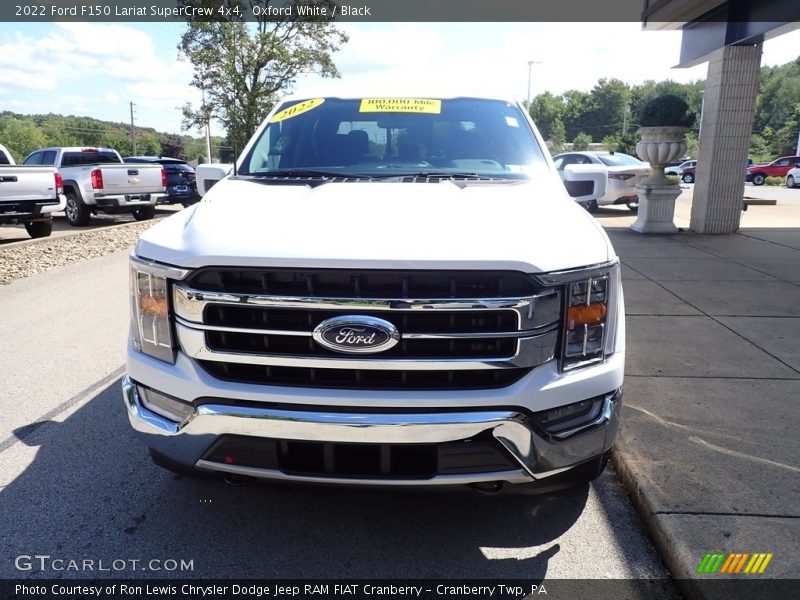 Oxford White / Black 2022 Ford F150 Lariat SuperCrew 4x4