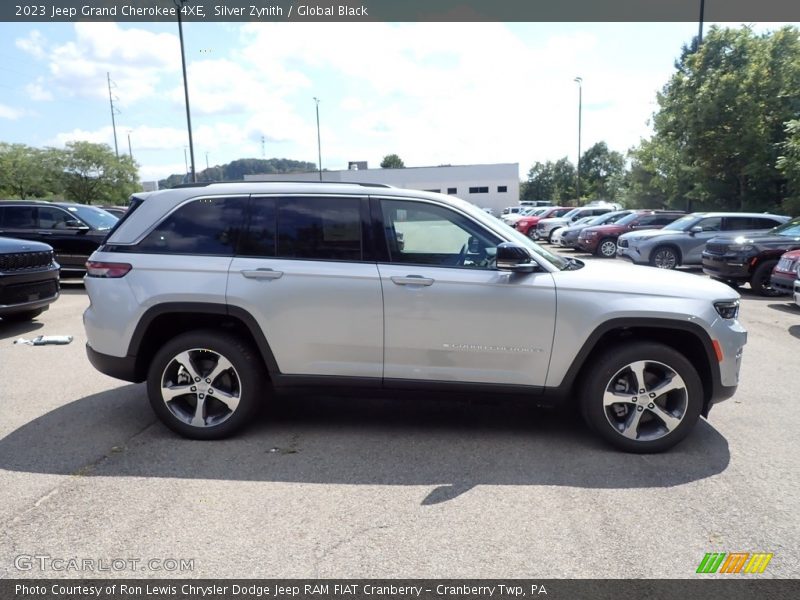 Silver Zynith / Global Black 2023 Jeep Grand Cherokee 4XE