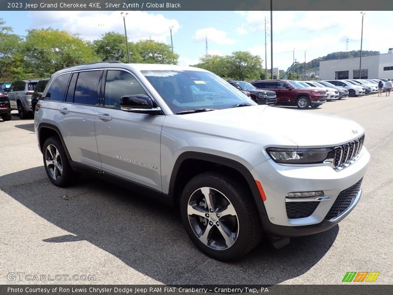 Silver Zynith / Global Black 2023 Jeep Grand Cherokee 4XE