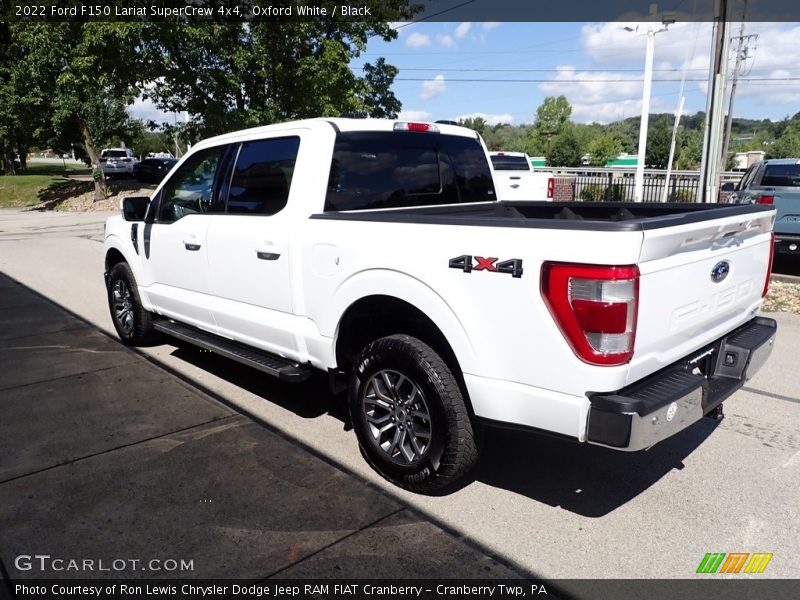 Oxford White / Black 2022 Ford F150 Lariat SuperCrew 4x4