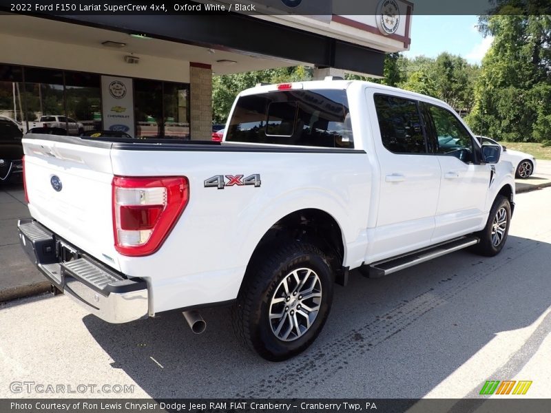 Oxford White / Black 2022 Ford F150 Lariat SuperCrew 4x4