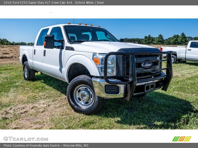 Oxford White / Steel 2016 Ford F250 Super Duty XLT Crew Cab 4x4