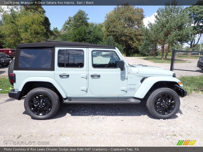 Earl / Black 2024 Jeep Wrangler 4-Door Sahara 4xe Hybrid