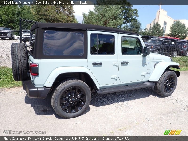 Earl / Black 2024 Jeep Wrangler 4-Door Sahara 4xe Hybrid