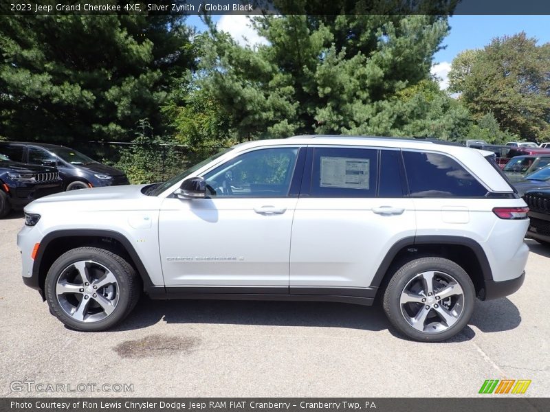 Silver Zynith / Global Black 2023 Jeep Grand Cherokee 4XE