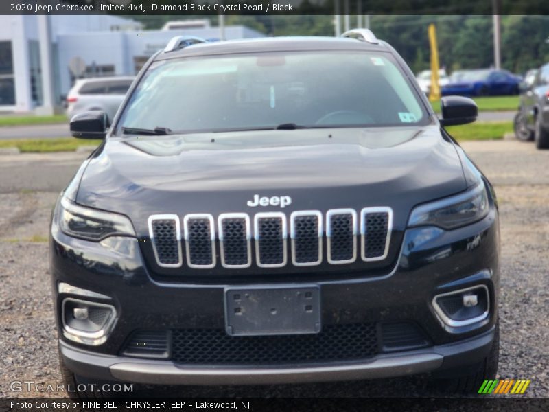 Diamond Black Crystal Pearl / Black 2020 Jeep Cherokee Limited 4x4