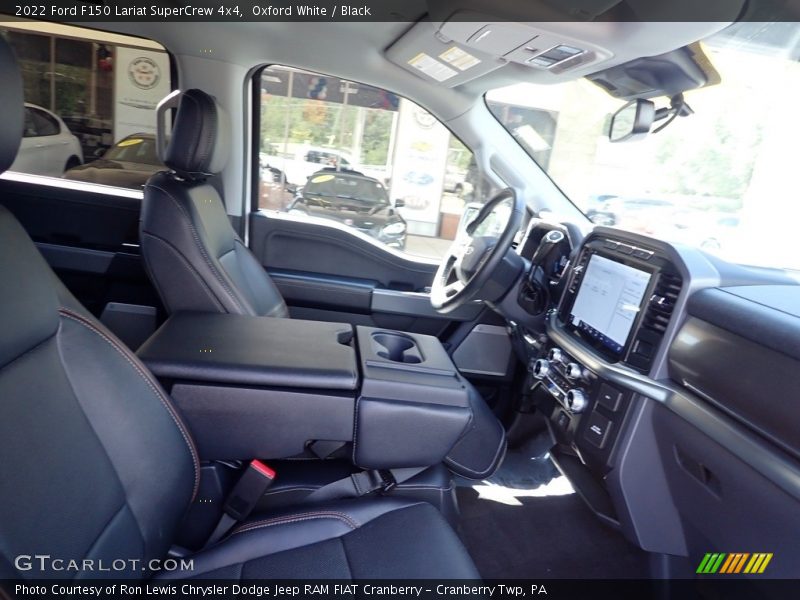 Oxford White / Black 2022 Ford F150 Lariat SuperCrew 4x4