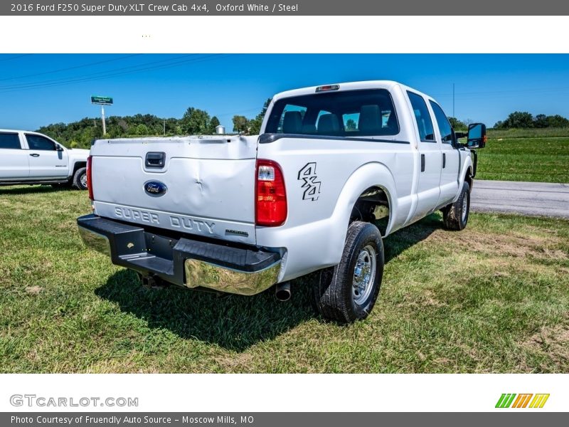 Oxford White / Steel 2016 Ford F250 Super Duty XLT Crew Cab 4x4