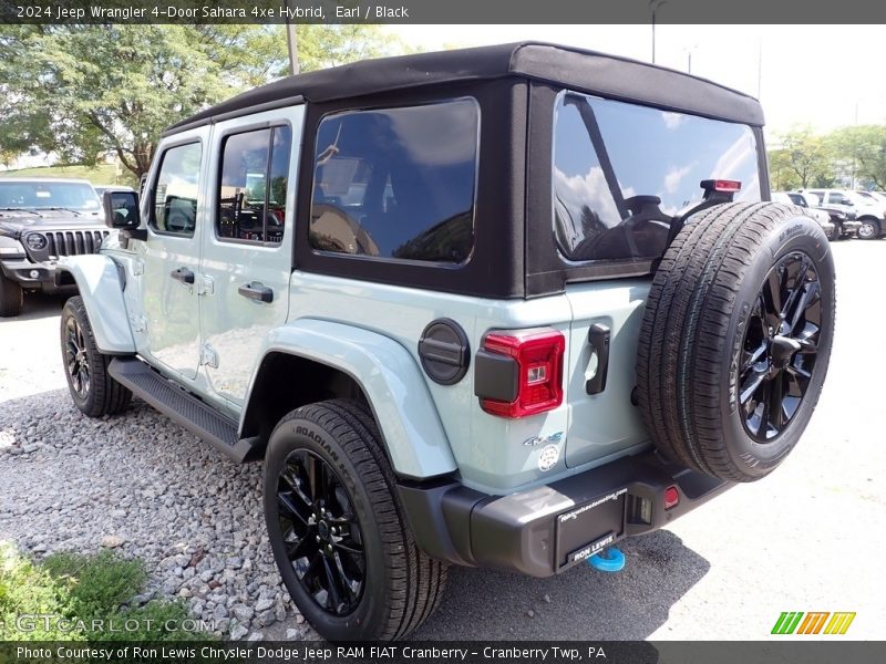 Earl / Black 2024 Jeep Wrangler 4-Door Sahara 4xe Hybrid