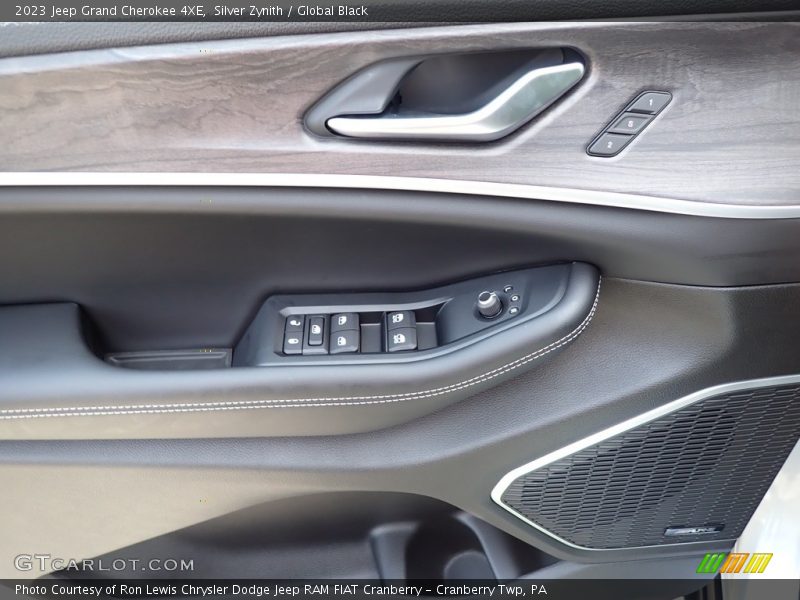 Silver Zynith / Global Black 2023 Jeep Grand Cherokee 4XE