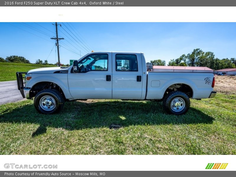 Oxford White / Steel 2016 Ford F250 Super Duty XLT Crew Cab 4x4