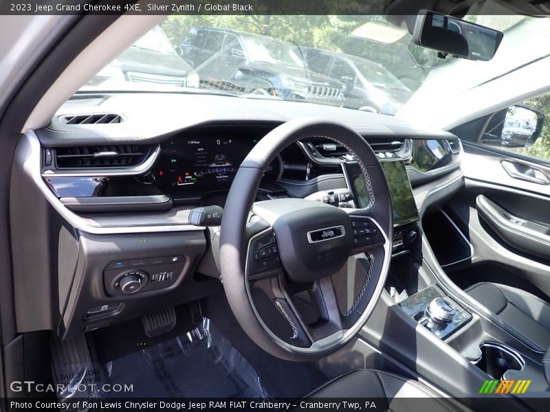 Silver Zynith / Global Black 2023 Jeep Grand Cherokee 4XE