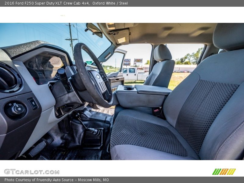 Oxford White / Steel 2016 Ford F250 Super Duty XLT Crew Cab 4x4