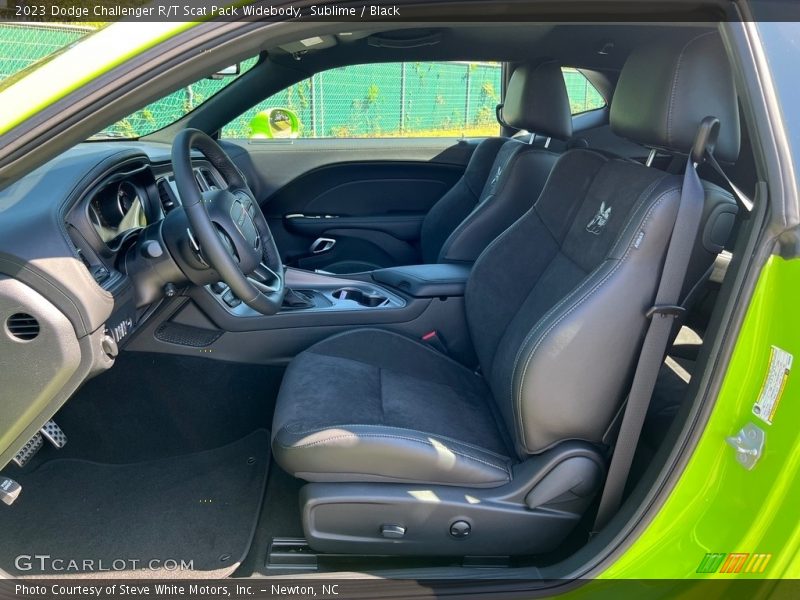 Front Seat of 2023 Challenger R/T Scat Pack Widebody