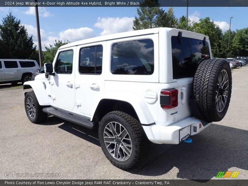 Bright White / Black 2024 Jeep Wrangler 4-Door High Altitude 4xe Hybrid