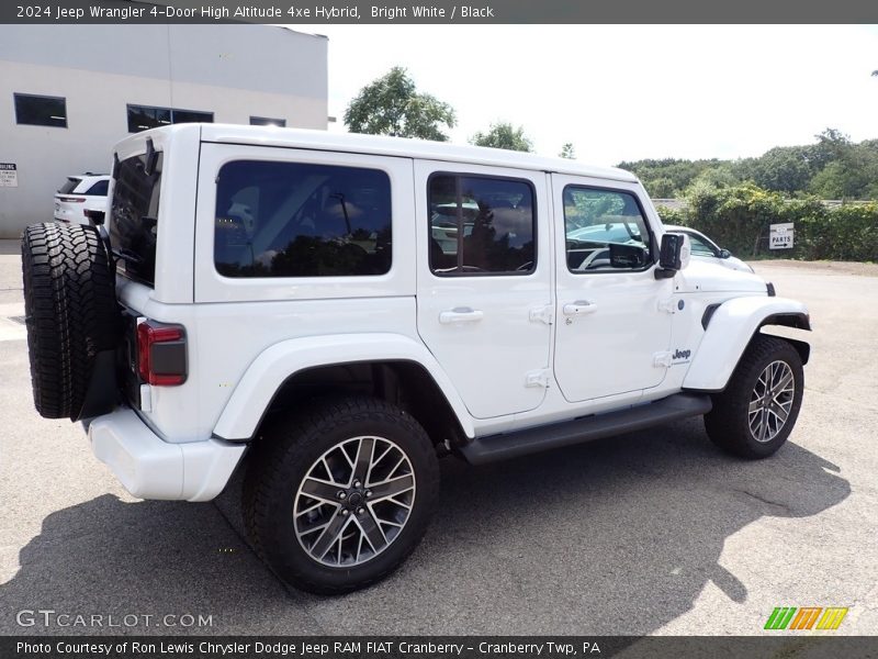 Bright White / Black 2024 Jeep Wrangler 4-Door High Altitude 4xe Hybrid