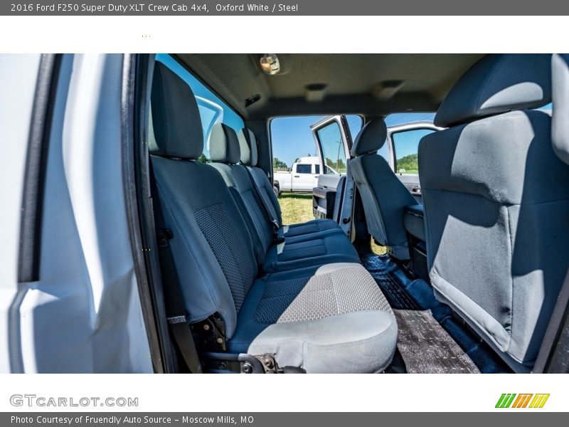 Oxford White / Steel 2016 Ford F250 Super Duty XLT Crew Cab 4x4
