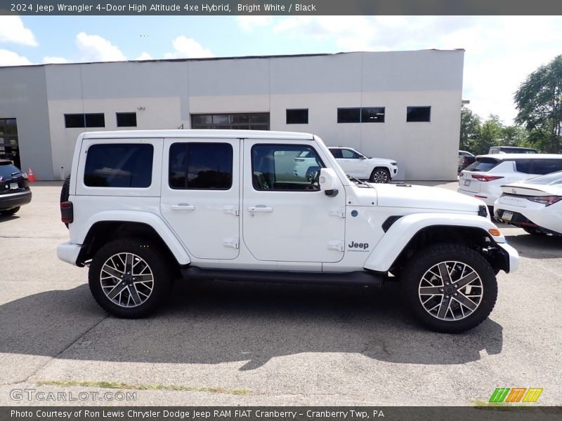 Bright White / Black 2024 Jeep Wrangler 4-Door High Altitude 4xe Hybrid