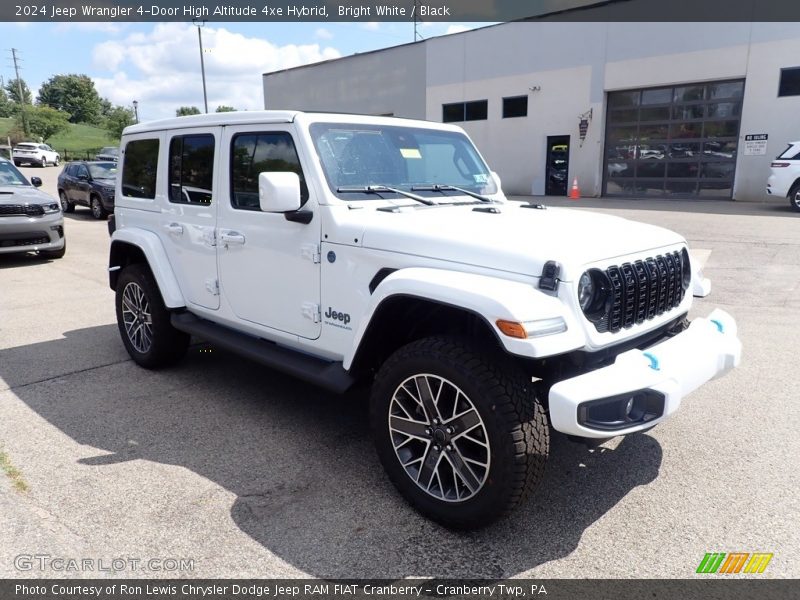 Bright White / Black 2024 Jeep Wrangler 4-Door High Altitude 4xe Hybrid